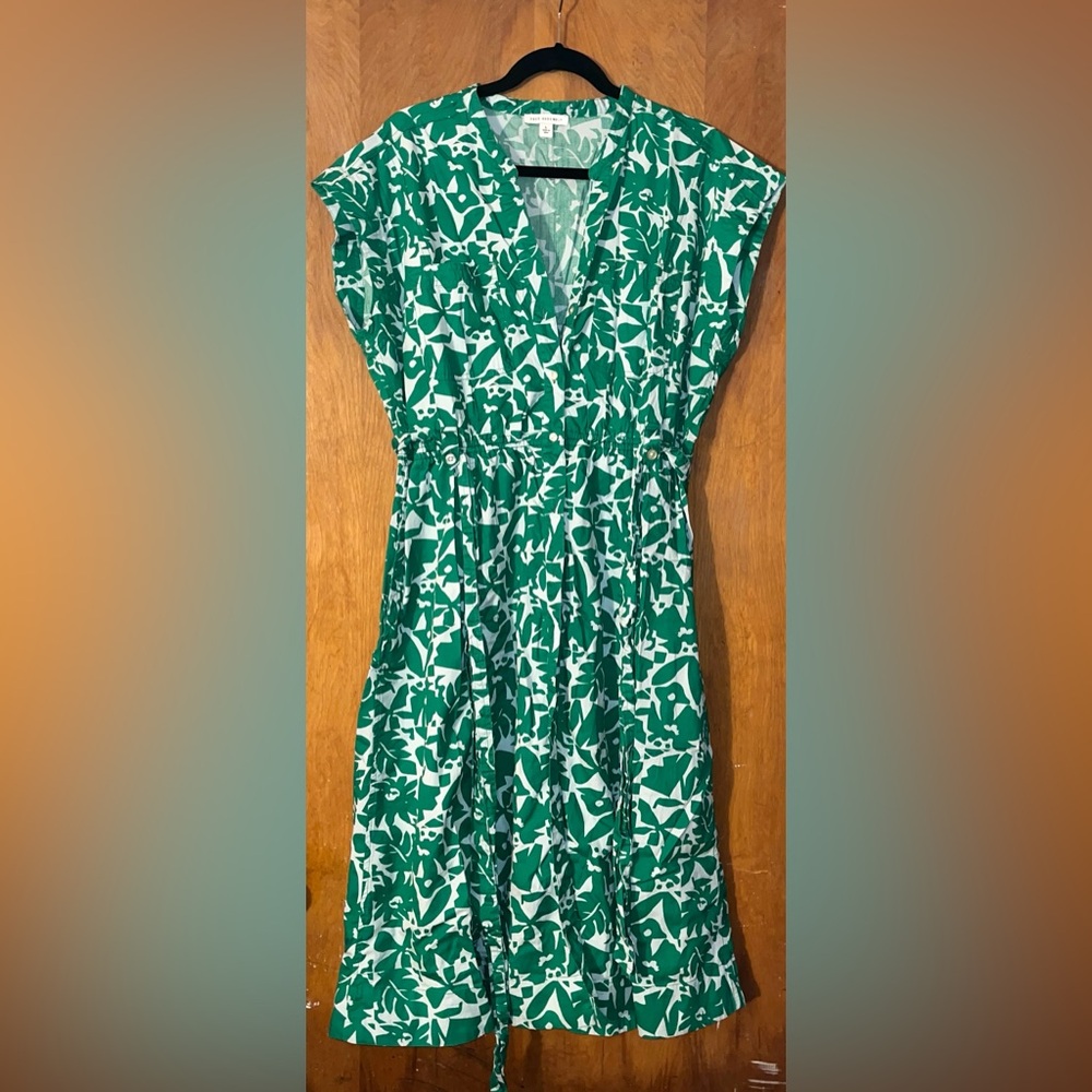 Green Floral Dress